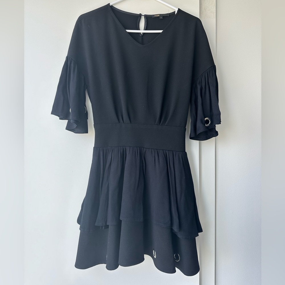 Maje black dress